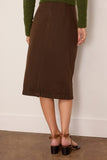 Dries Van Noten Somina Skirt in Brown
