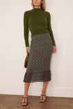 Dries Van Noten Homoa Skirt in Green