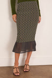 Dries Van Noten Homoa Skirt in Green