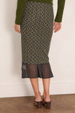 Dries Van Noten Homoa Skirt in Green