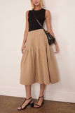 Dries Van Noten Telma Skirt in Beige