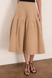 Dries Van Noten Telma Skirt in Beige