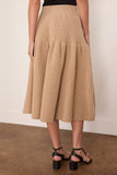 Dries Van Noten Telma Skirt in Beige