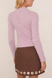 Dries Van Noten Texas Sweater in Lilac