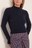 Dries Van Noten Texas Sweater in Navy
