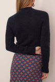 Dries Van Noten Texas Sweater in Navy