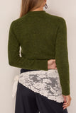 Dries Van Noten Texas Sweater in Dark Green