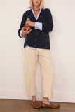 Dries Van Noten Tokas Cardigan in Navy