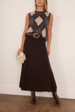 Lisa Yang Torie Skirt in Dark Oak