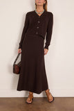 Lisa Yang Marion Cardigan in Dark Oak