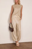 Saint Art Bowen Sequin Tank in Pearl