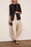 Saint Art Shane Sequin Barrel Pant in Pearl