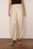 Saint Art Shane Sequin Barrel Pant in Pearl