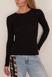 Saint Art Atlas Rib Crewneck Sweater in Black