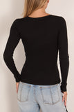 Saint Art Atlas Rib Crewneck Sweater in Black