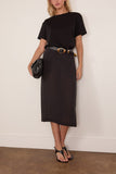 Saint Art Idris Semi Sheer Skirt in Black
