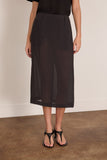 Saint Art Idris Semi Sheer Skirt in Black