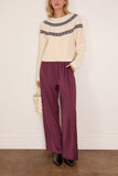 Saint Art Paige Pull On Pant in Grape