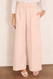 Forte Forte Cavalry Denim Elasticated Loose Pants in Peonia