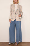 Forte Forte Cavalry Denim Elasticated Loose Pants in Azure