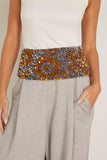Dries Van Noten Giotta Embroidered Belt in Silver