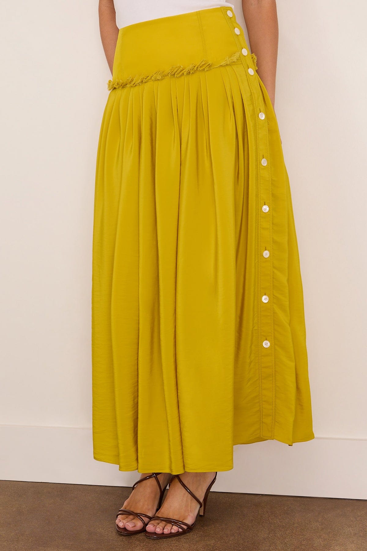 Lanvin Basque Skirt in Chamomile