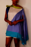 Lanvin Graphic Top in Light Blue/Green