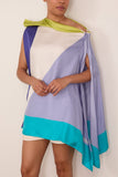 Lanvin Graphic Top in Light Blue/Green