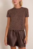 Lisa Yang Siona T-Shirt in Soft Bark