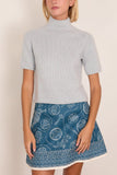 Lisa Yang Fride Sweater in Misty Blue