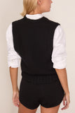 Lisa Yang Sallie Vest in Black