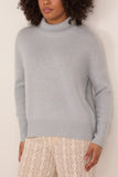 Lisa Yang Heidi Sweater in Misty Blue