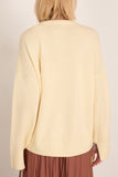 Loulou de Saison Anton Crewneck Sweater in Butter