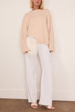Loulou de Saison Anton Crewneck Sweater in Light Pink