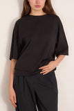 Loulou de Saison Osis Boxy T-Shirt in Black