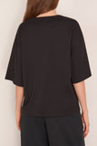 Loulou de Saison Osis Boxy T-Shirt in Black