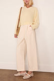 Loulou de Saison Anzor V-Neck Sweater in Butter
