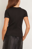 Flore Flore Car Tee in Black