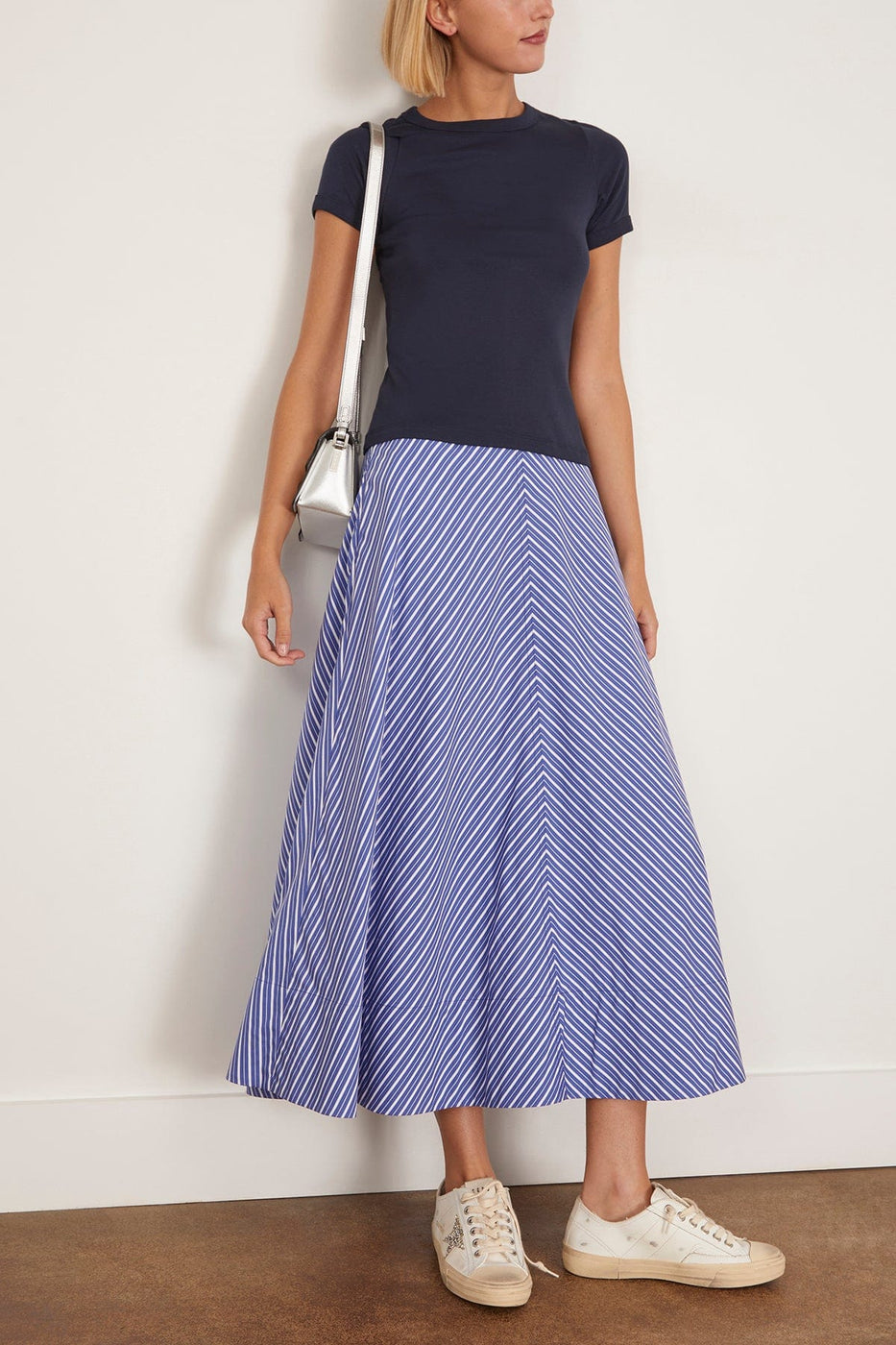Flore Flore Car Tee in Navy