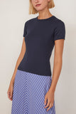 Flore Flore Car Tee in Navy