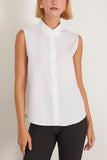 Flore Flore Casta Sleeveless Shirt in White