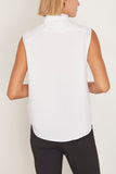 Flore Flore Casta Sleeveless Shirt in White