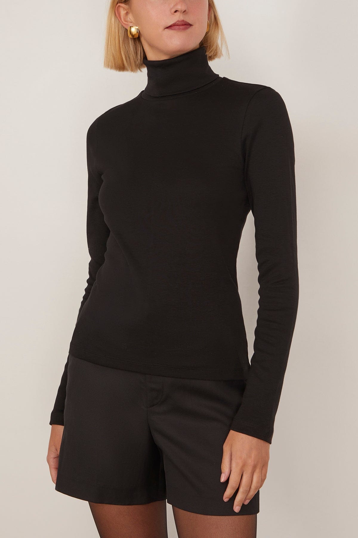 Flore Flore Dinah Turtleneck in Black