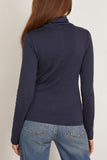 Flore Flore Dinah Turtleneck in Navy