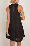 Max Mara Didone Jersey Dress in Black