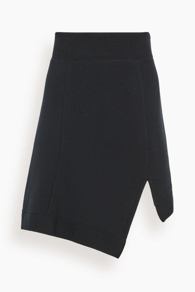 Sponge Sweat Skirt in Black