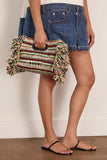 New Shopper Mix Knit Bag in Beige Multi