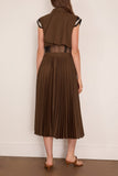 Sacai Suiting Vest in Brown