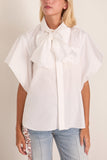 Poplin Shirt in Off White
