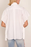 Poplin Shirt in Off White